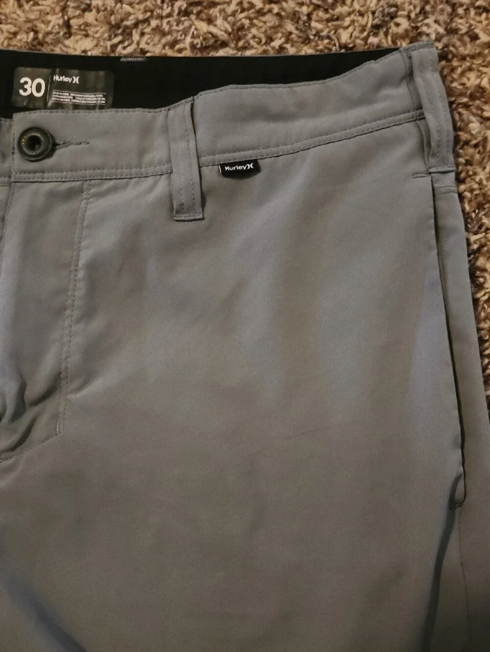 Hurley Men's Light Gray Board Shorts